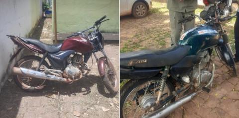 Polícia Militar recupera duas motos roubadas durante fiscalização de trânsito em Corrente