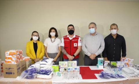 Sesapi recebe insumos hospitalares doados pela Cruz Vermelha Brasileira