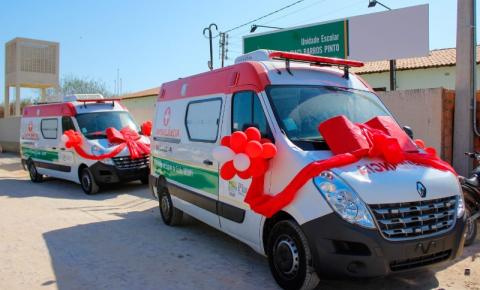 Novas ambulâncias de emenda da deputada Rejane Dias chegam ao Sul do Piauí